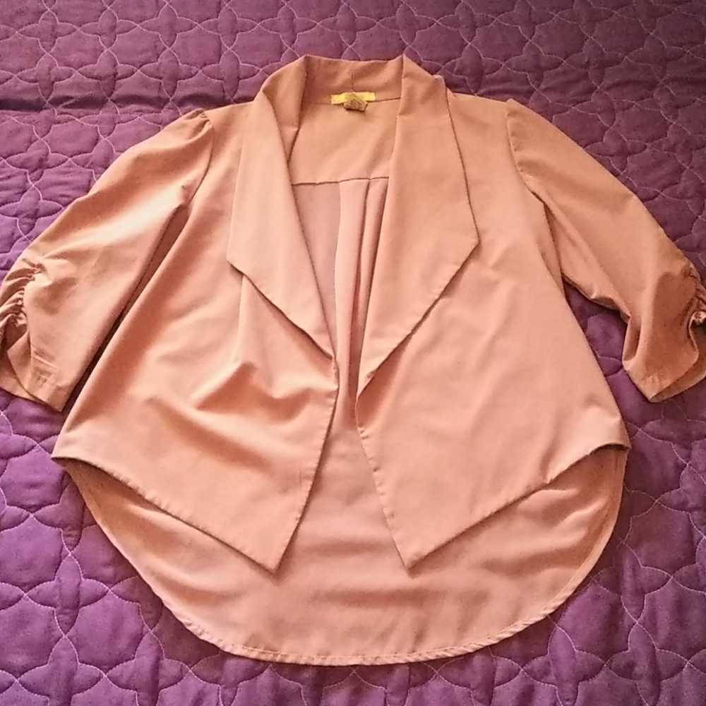 Deep Orange Brown color Blazer